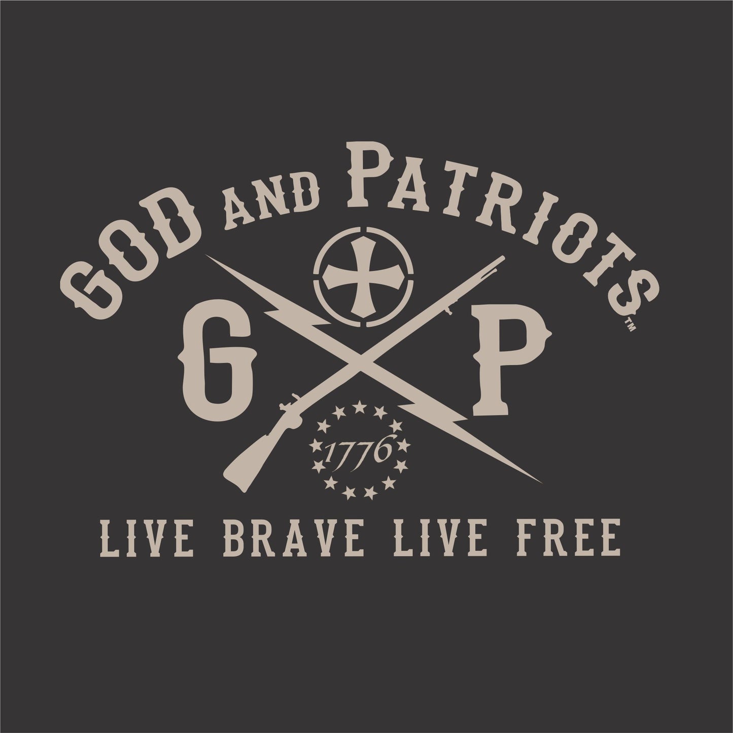 American Freedom Stars And Stripes Eagle Patriotic T-Shirt (black)
