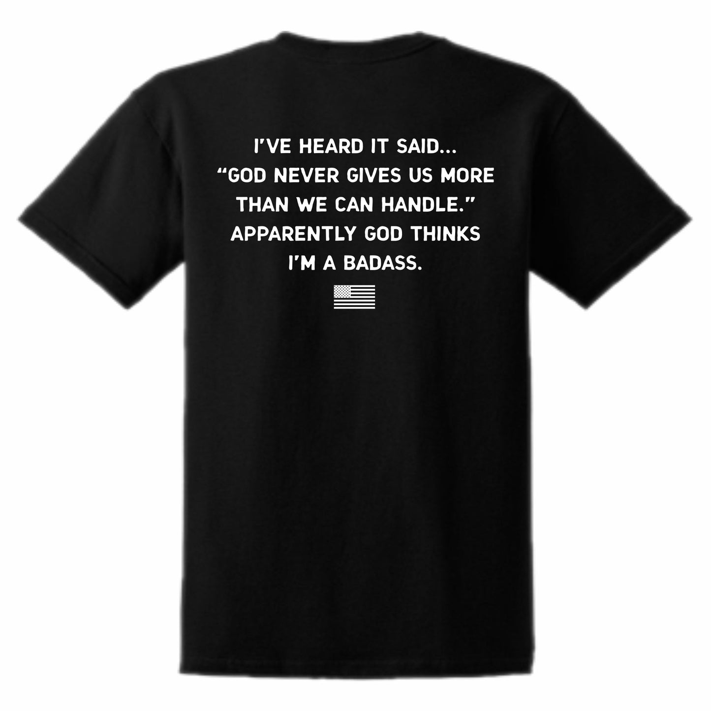 Badass Men's Patriotic T-Shirt (black)