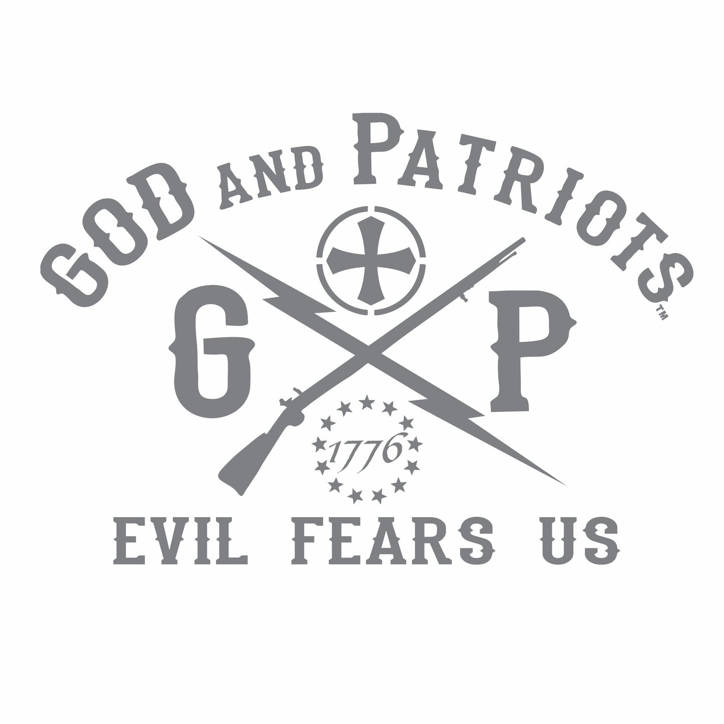 Freedom USA Flag God And Patriots Men's Long Sleeve T-Shirt (white)