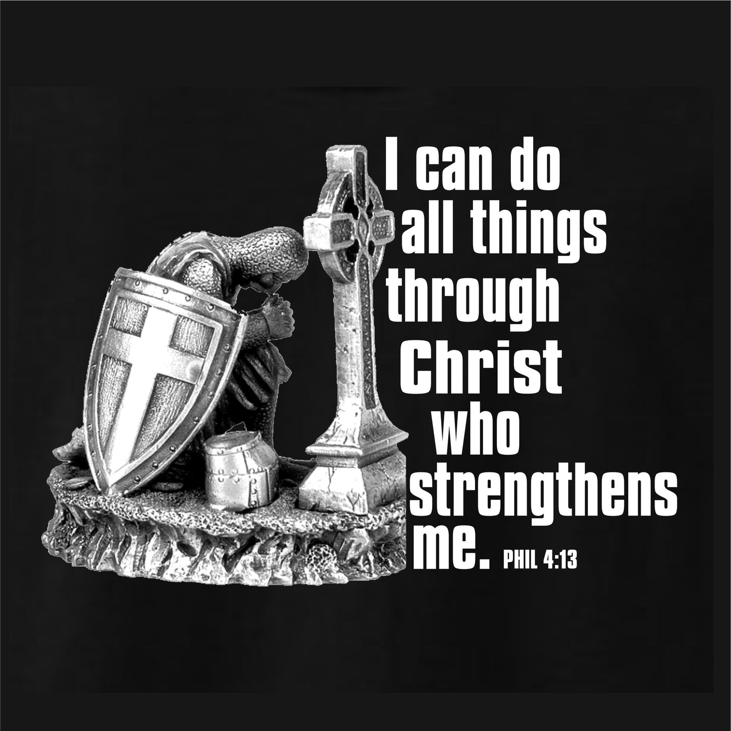I Can Do All Things Through Christ Warrior Men's Long Sleeve T-Shirt