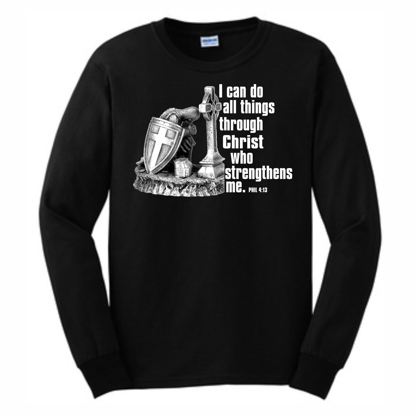 I Can Do All Things Through Christ Warrior Men's Long Sleeve T-Shirt