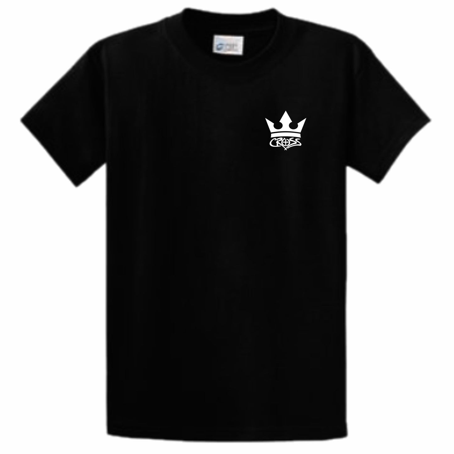 Jesus Saves Cross Men's Christian T-Shirt (black)