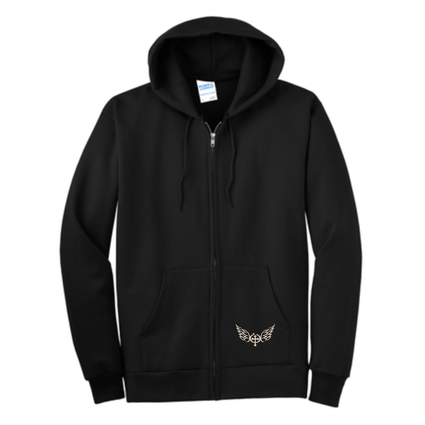 The Lion Of Judah Fights My Battles Christian Zip-Up Hoodie