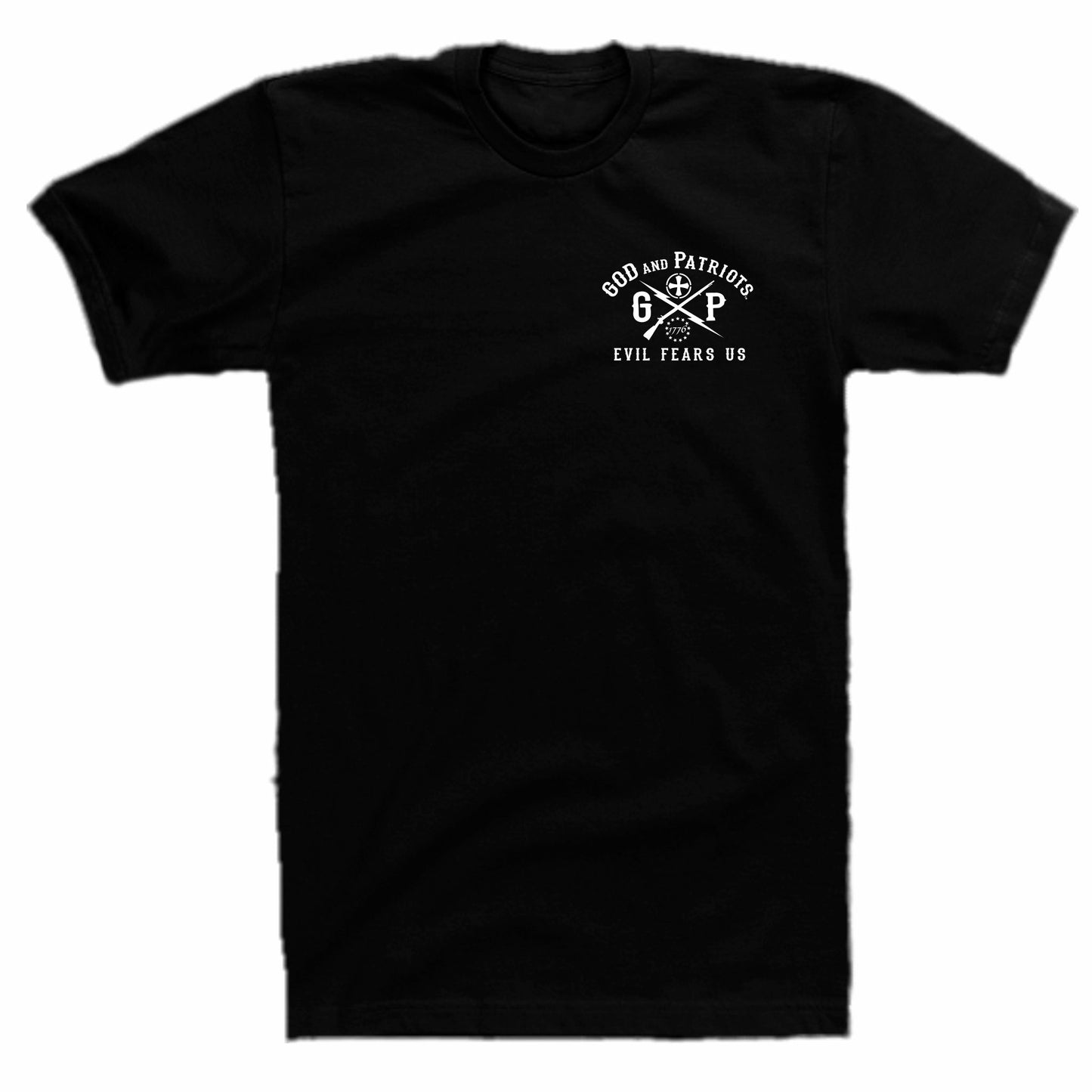 Sticks And Stones Men's Patriotic T-Shirt (black)