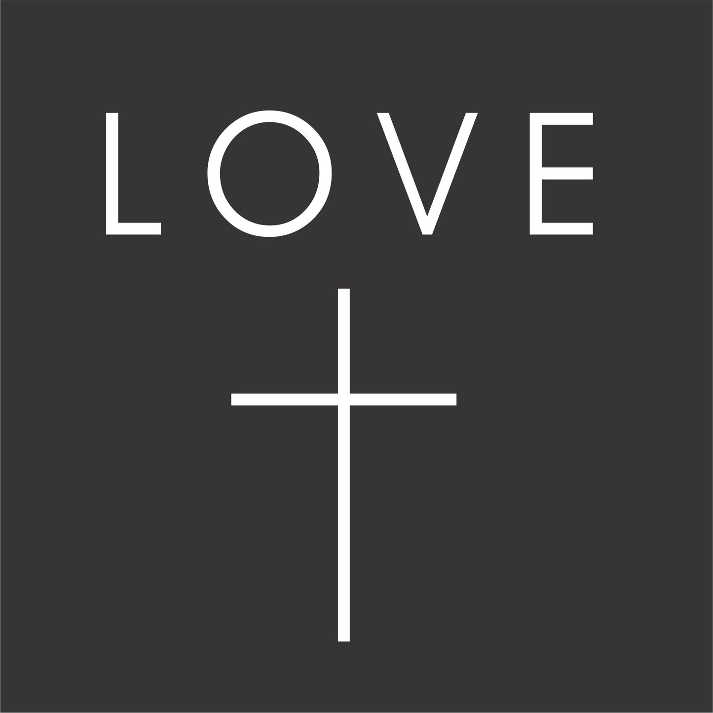 The Cross Is Love Men's Christian T-Shirt (black)