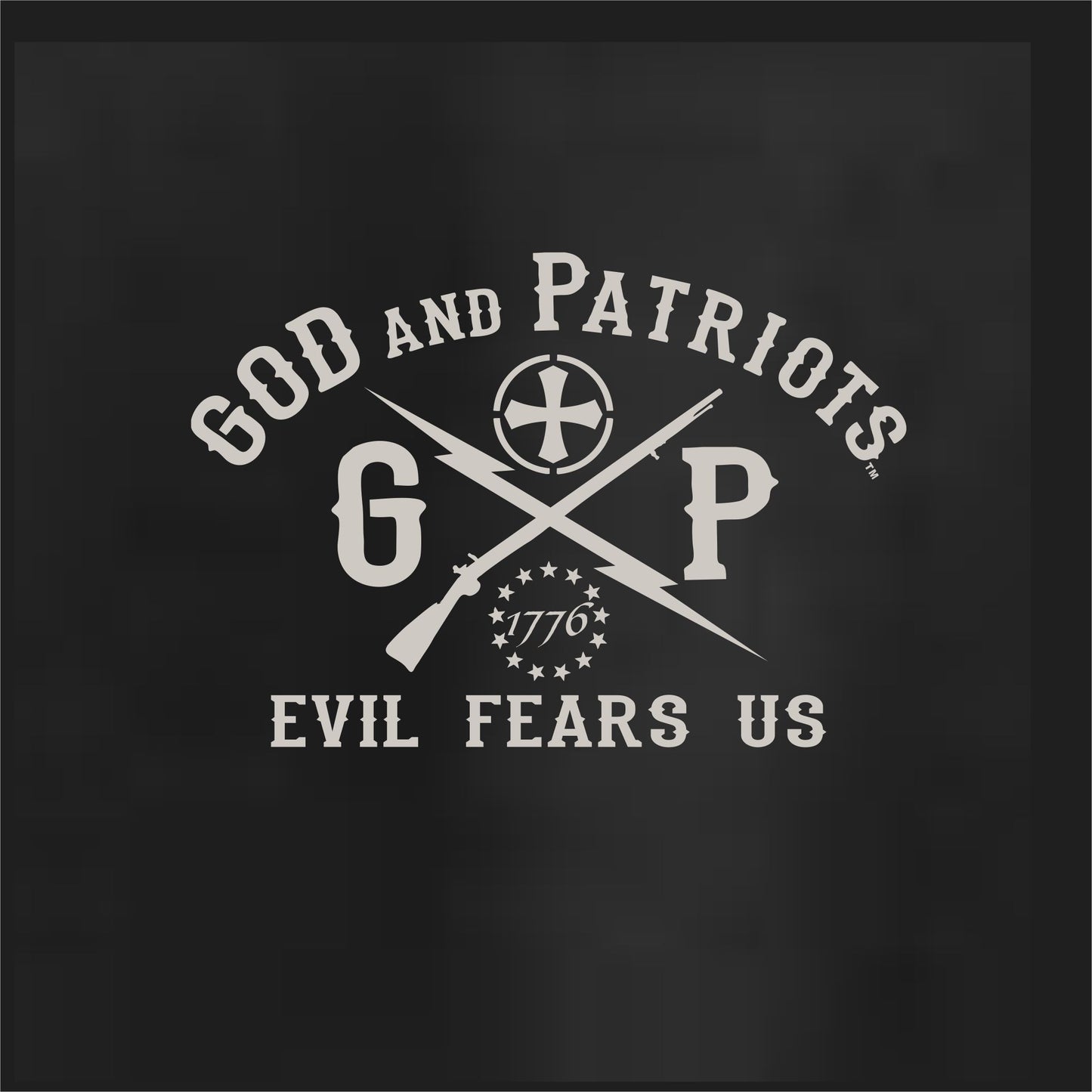 Walk It Off Men's Patriotic T-Shirt (black)