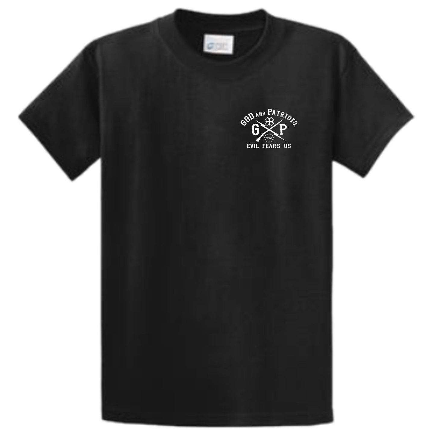We The People / Evil Fears Us Men's Patriotic T-Shirt