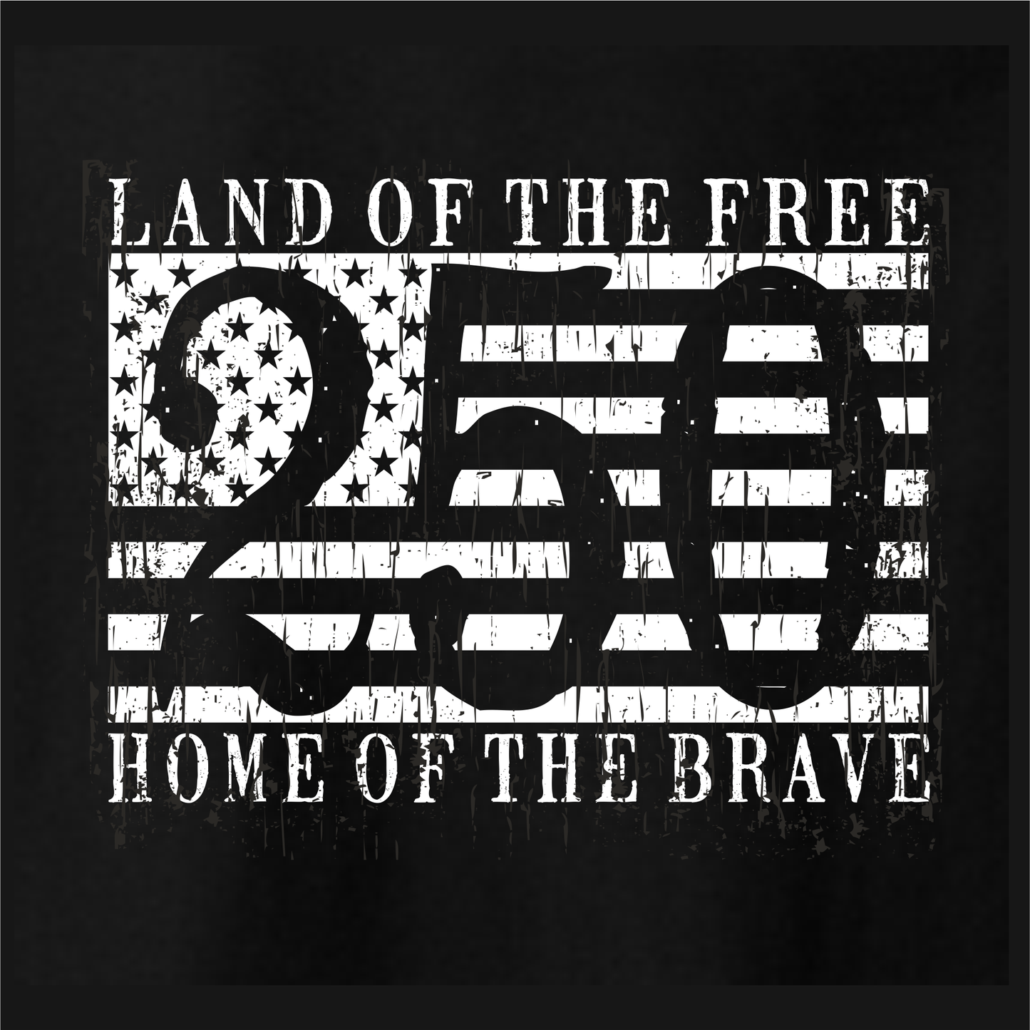 America 250 Years Men's Patriotic T-Shirt (black)