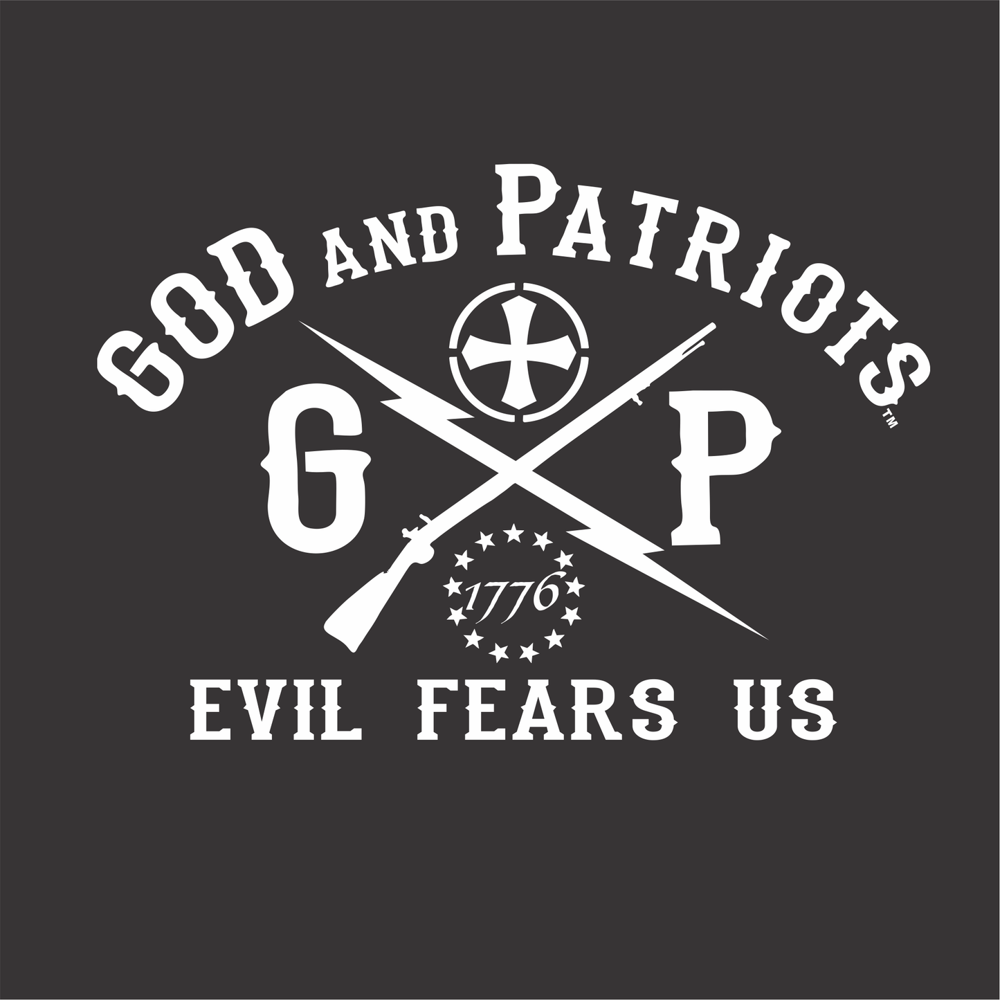 America 250 Years Men's Patriotic T-Shirt (black)