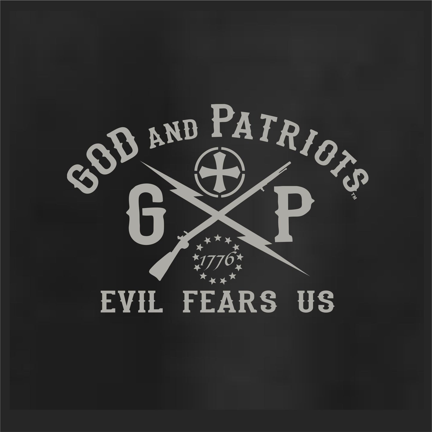 American Fight Club Men's Patriotic T-Shirt (black)