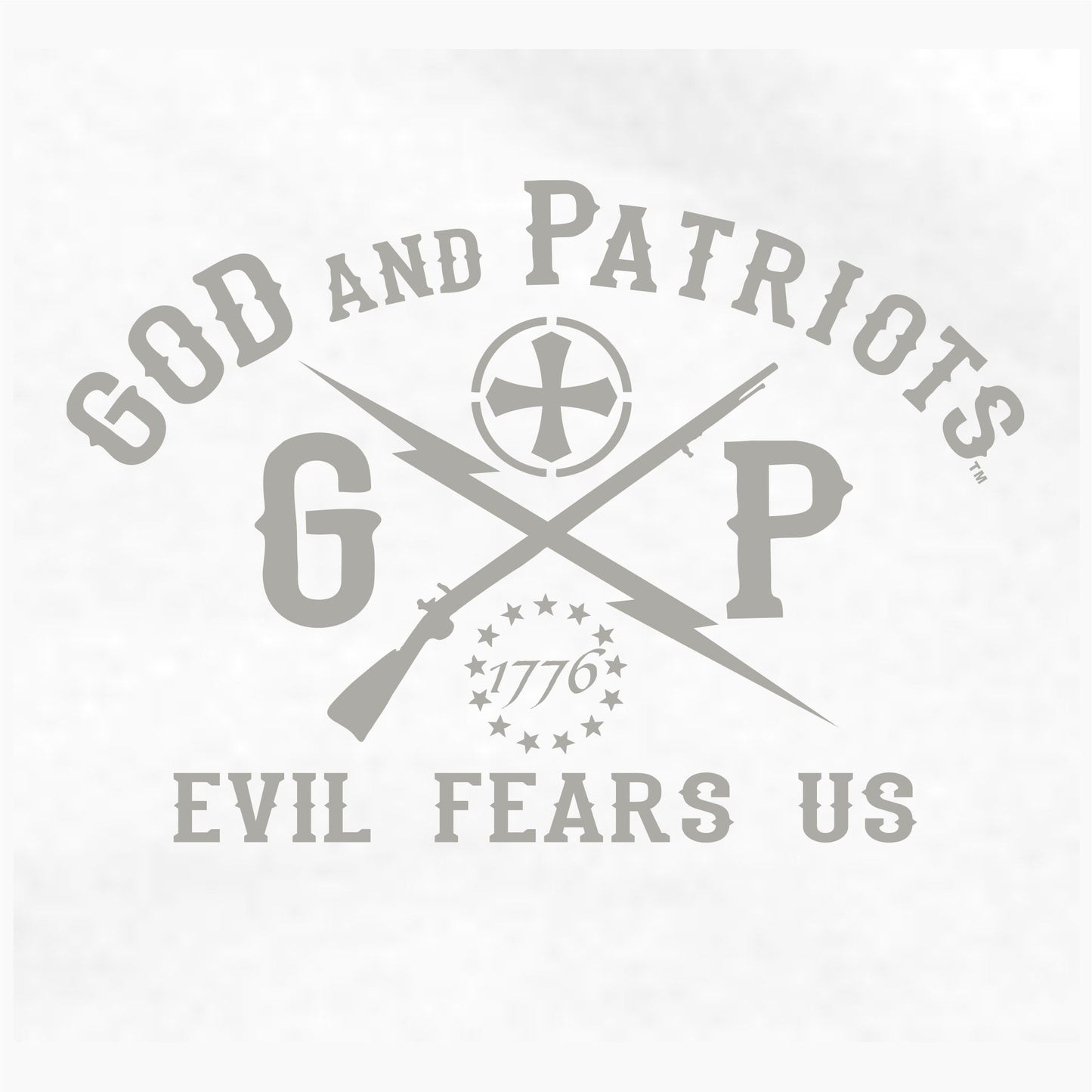 American Fight Club Men's Patriotic T-Shirt (white)