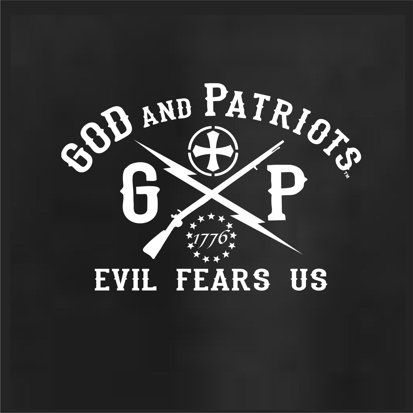 Badass Men's Patriotic T-Shirt (black)