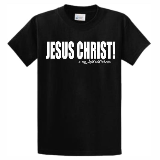 Jesus Christ Is My Lord And Savior Men's Christian T-Shirt (black)