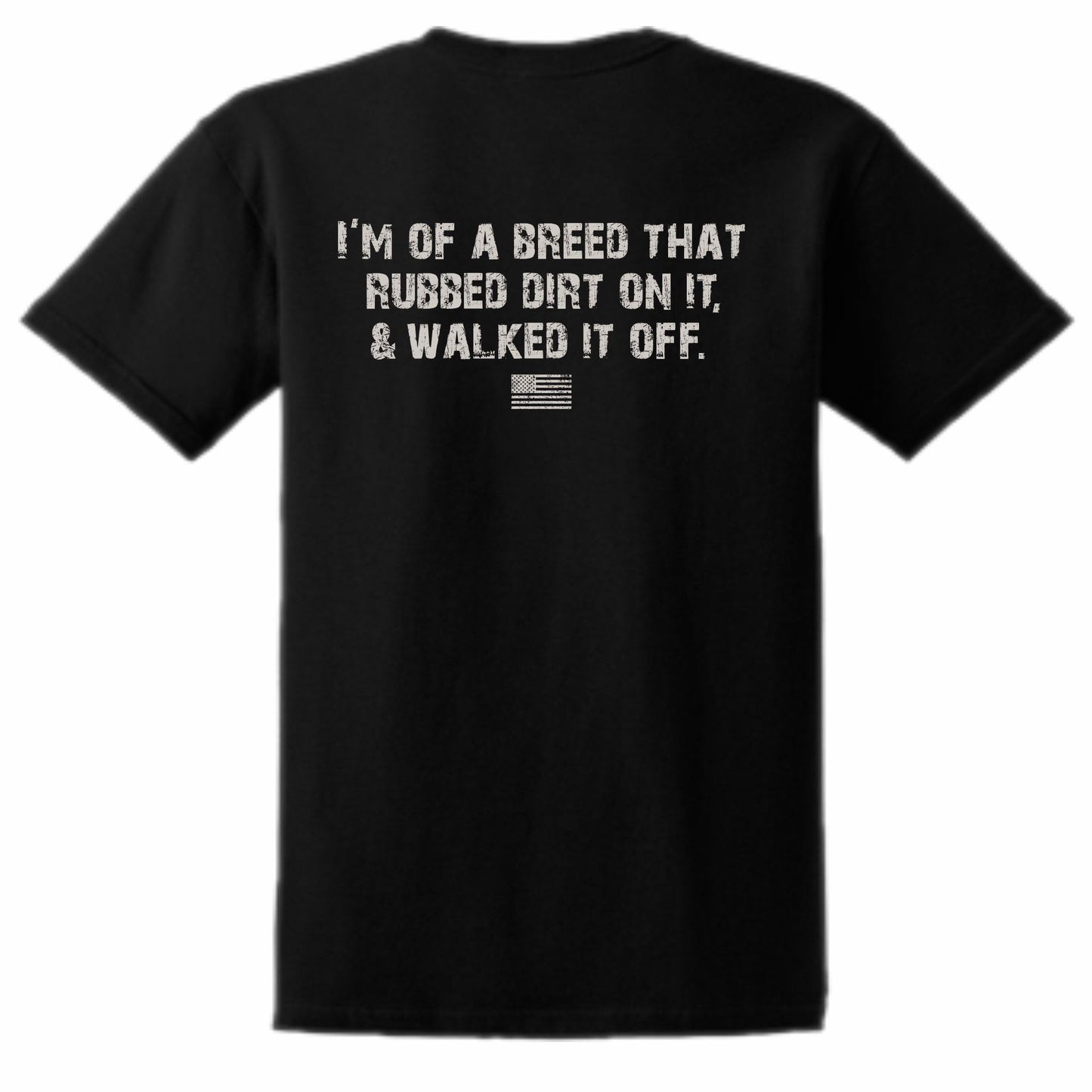 Walk It Off Men's Patriotic T-Shirt (black)