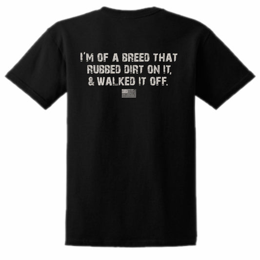 Walk It Off Men's Patriotic T-Shirt (black)